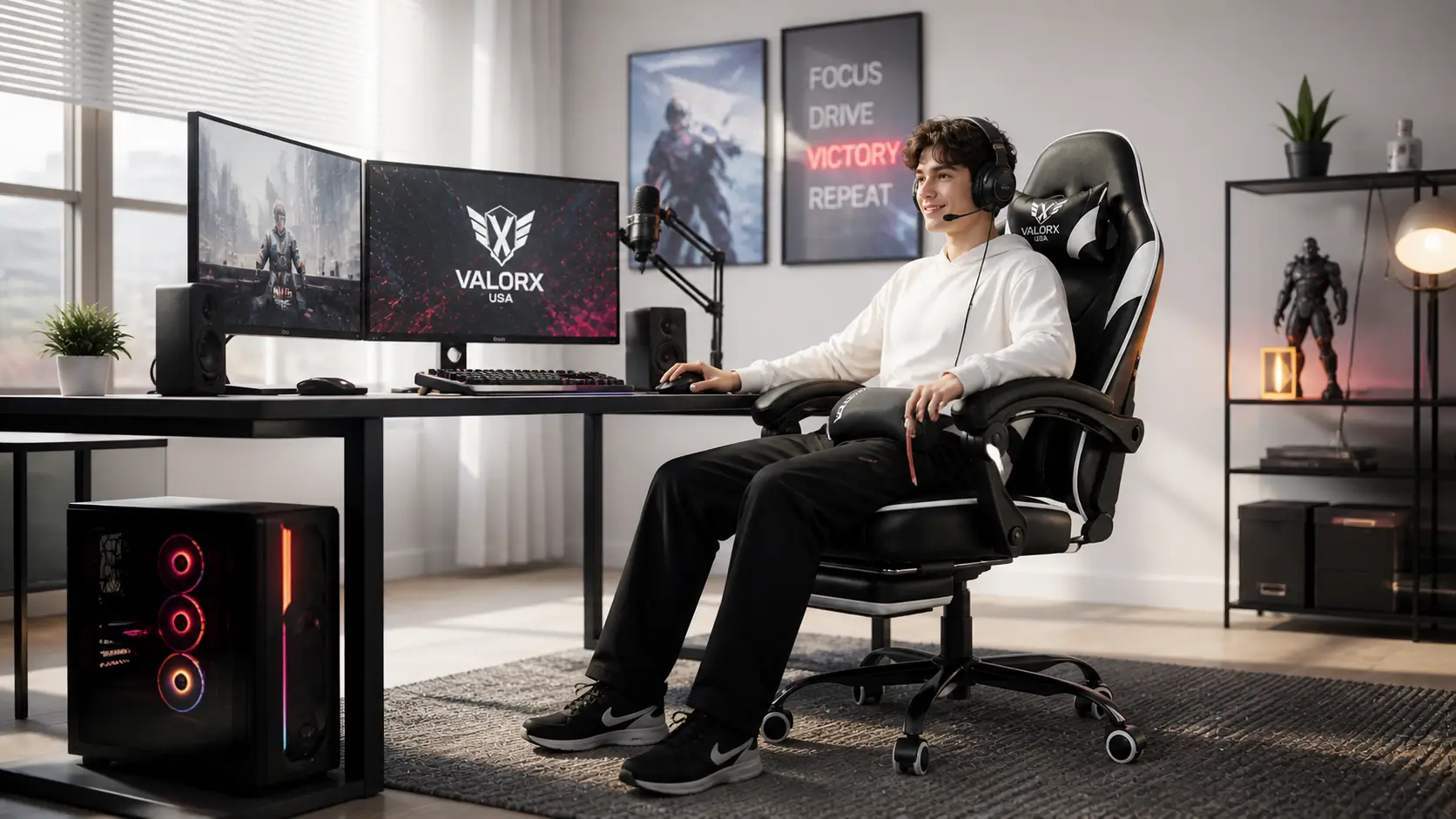 Striker Series gaming setup
